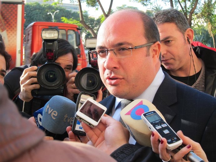 El alcalde de Puerto Lumbreras y diputado regional, Pedro Antonio Sánchez