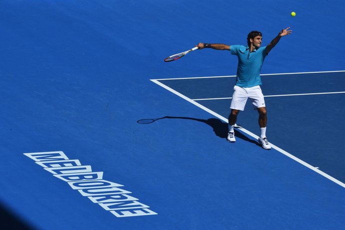 Roger Federer en el Abierto de Australia