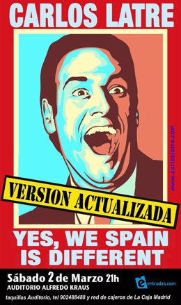 Cartel de 'Yes, We Spain is different' 