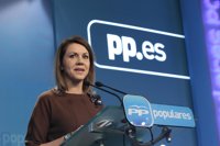 Cospedal, sobre si Aguirre debería dimitir como presidenta del PP Madrid: "No entiendo por qué tendría que dejarlo"