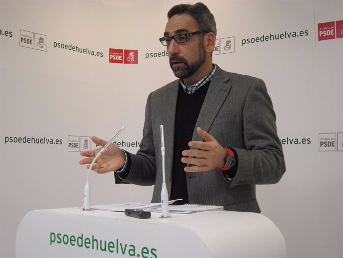 El vicesecretario general del PSOE de Huelva, Antonio Rodríguez Castillo. 