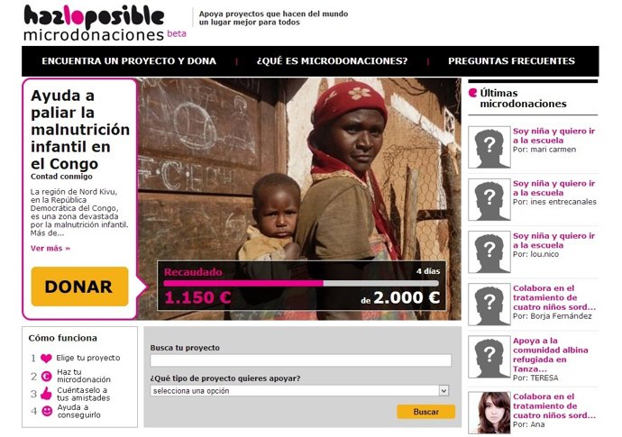 Microdonaciones.Net de Hazloposible