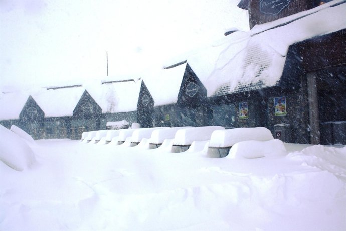 La estación de Formigal se encuentra hoy cerrada