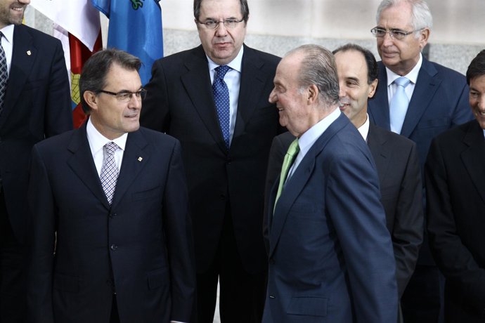 El Rey y Artur Mas en la Conferencia de Presidentes
