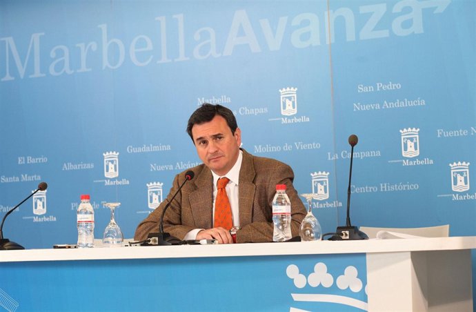 El portavoz del PP en el Ayuntamiento de Marbella, Félix Romero