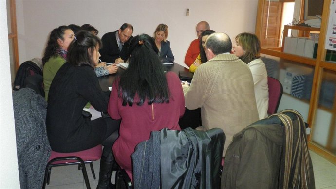 Reunión del PSOE con el Comité de La Casona