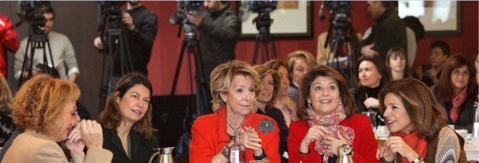 Esperanza Aguirre, Lucía Figar, Gador Ongil y Ana Botella
