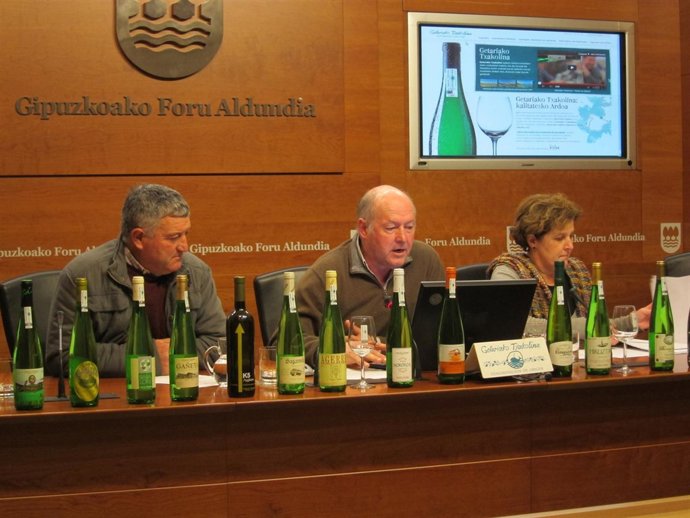 Presentación cosecha txakoli 2012
