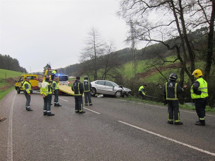 Accidente registrado en carreño en el que tres familiares perdieron la vida. 