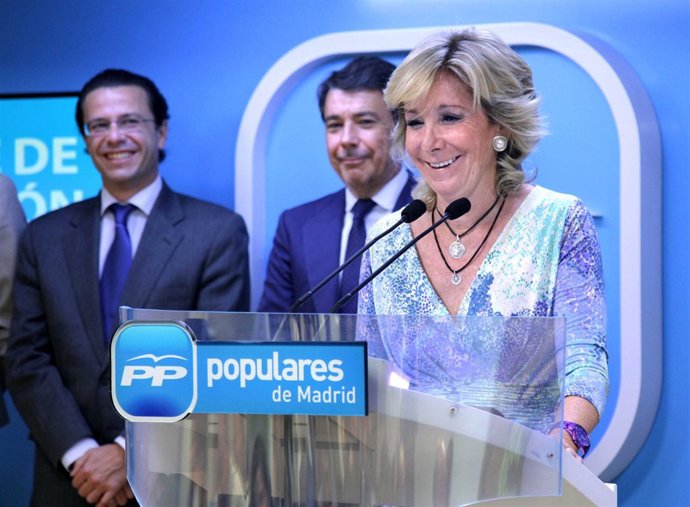 Aguirre en el comité de dirección del PP de Madrid