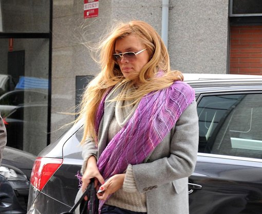 Esther Cañadas entrando al juzgado