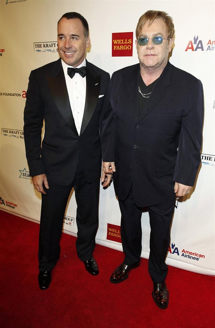 Elton john y su marido David Furnish