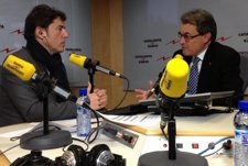 Manel Fuentes y Artur Mas