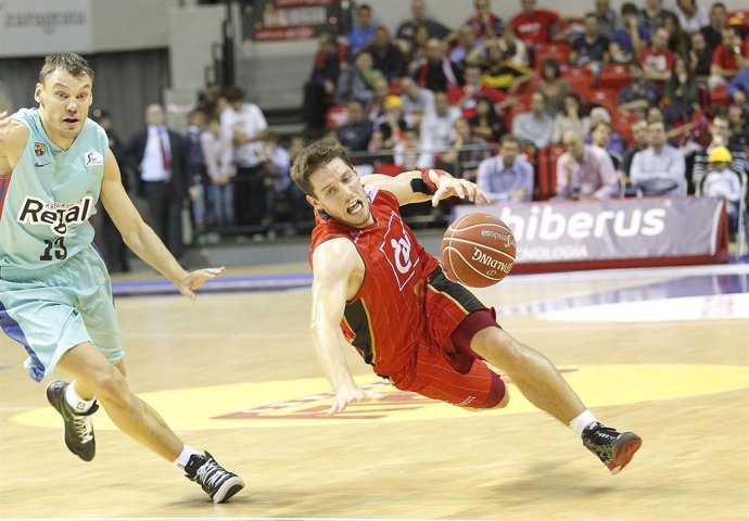 Sarunas Jasikevicius,Sam Van Rossom CAI Zaragoza - FC Barcelona Regal