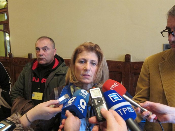 Calvo, en declaraciones a los medios.