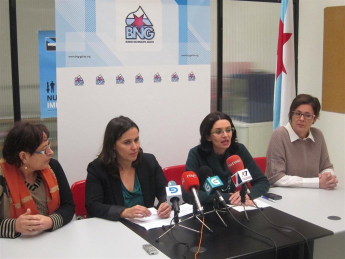 Rueda de prensa del BNG en Vigo
