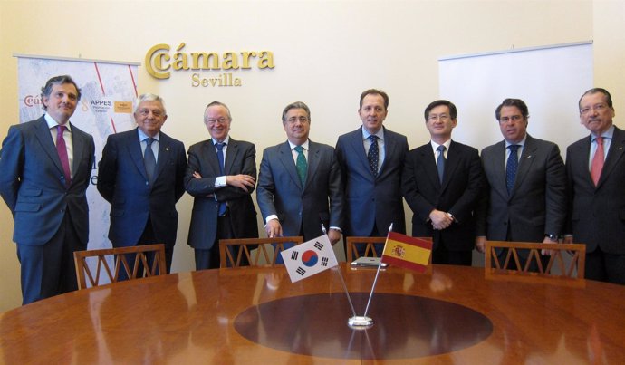 Cámara de Comercio de Sevilla firma convenio con Cámara España-Corea.