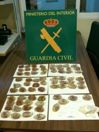 Policía y Guardia Civil realizaron 76 operaciones antidroga y detuvieron a 380 personas por narcotráfico en 2012