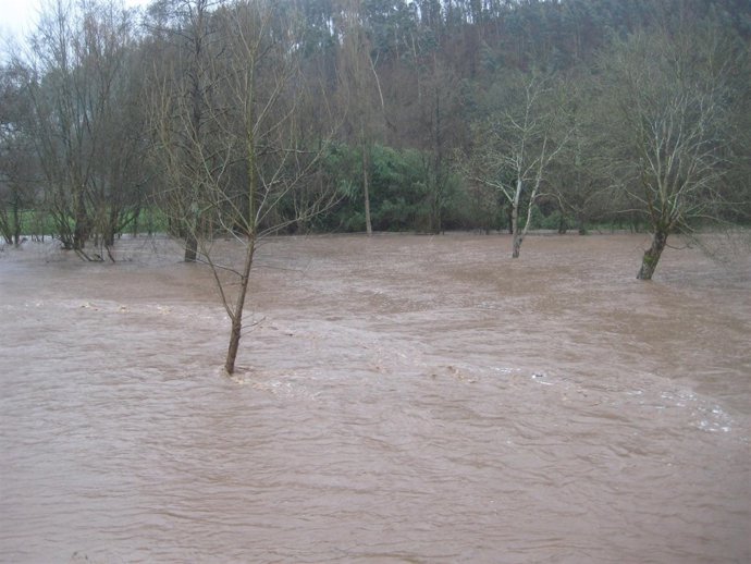 Imagen De Un Cauce Desbordado