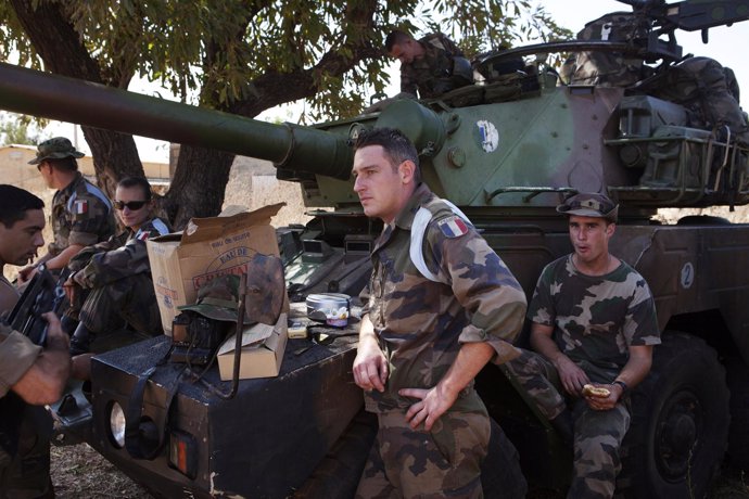 Soldados franceses desplegados en Malí