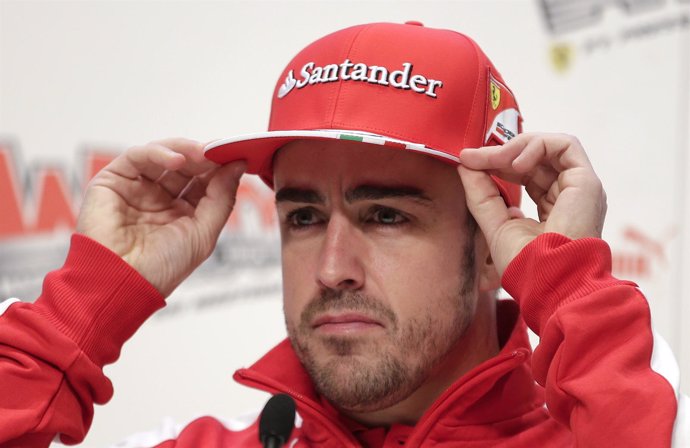 Fernando Alonso (Ferrari) en el Wrooom 2013