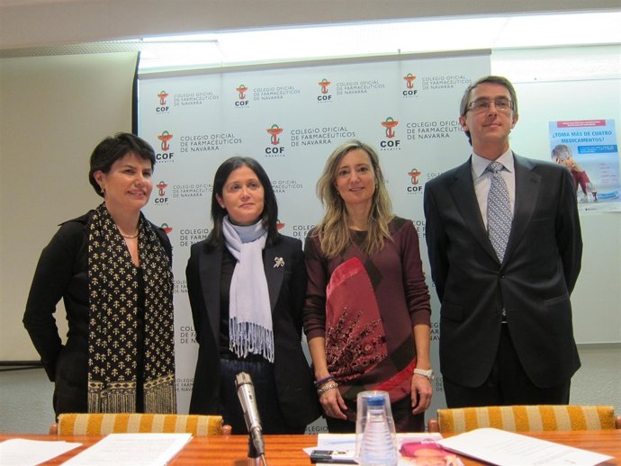 López de Cerain, García, Ibarrola y Ordieres en la presentación de la campaña.