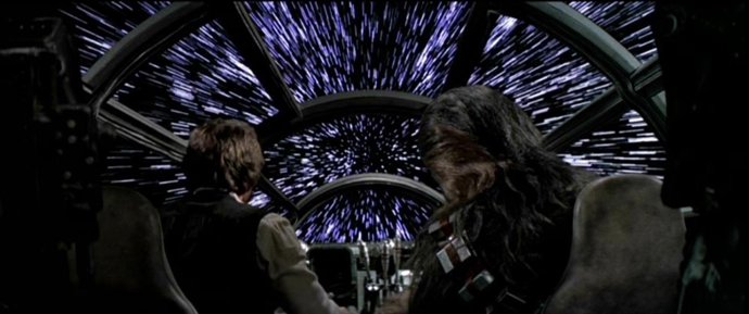 Velocidad de la luz en Star Wars