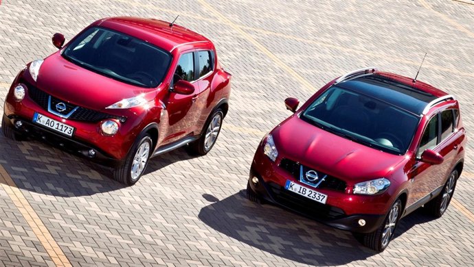 Nissan Juke y Qashqai