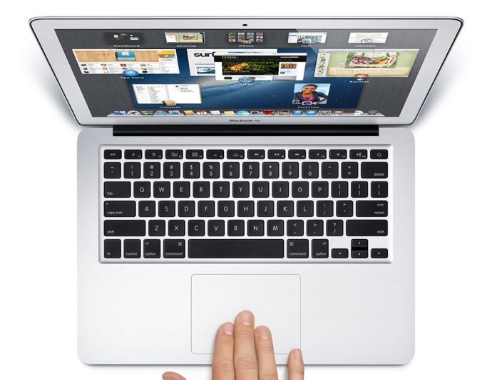 MackBook Air con el nuevo trackpad de Apple