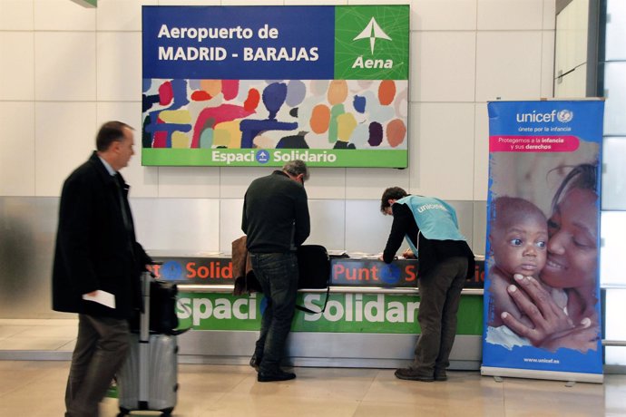 Espacio Solidario de la Terminal T2 de Madrid-Barajas