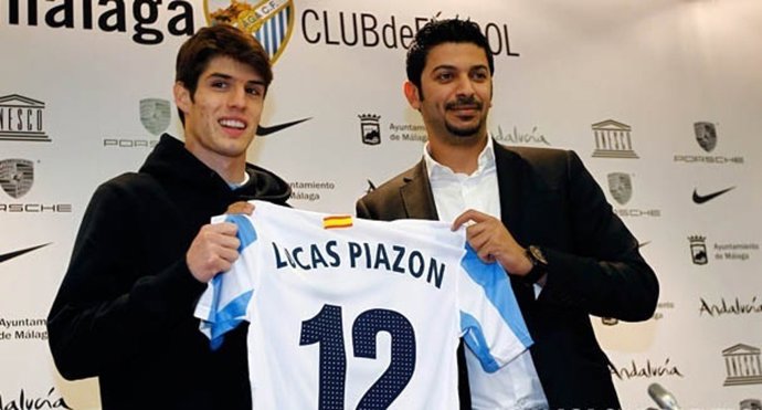 Lucas Piazón se presenta con el Málaga