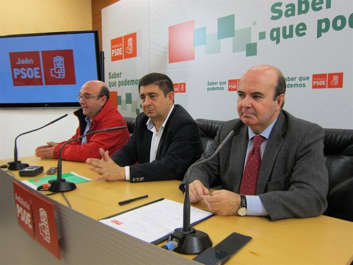 Zarrías junto al secretario general del PSOE de Jaén hoy