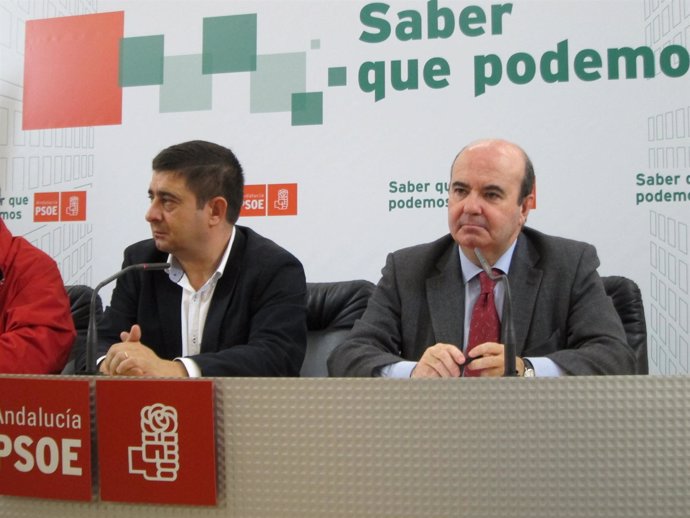 Zarrías junto al secretario general del PSOE de Jaén hoy