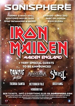 Cartel del Sonisphere 2013