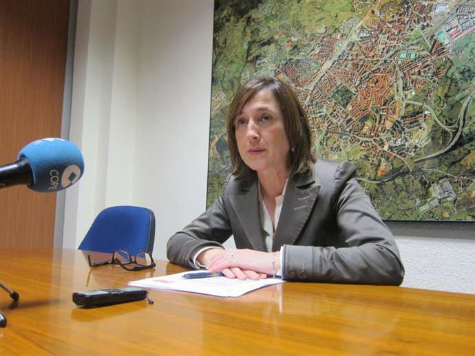 Margarita Vega, durante la rueda de prensa.