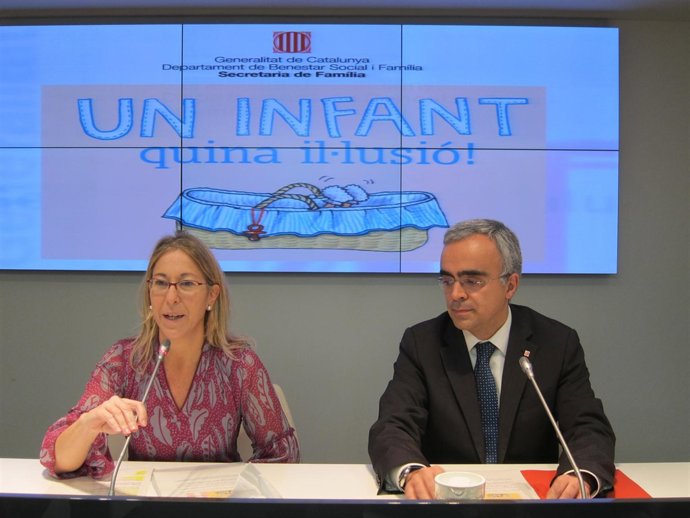 La consellera Neus Munté y Ramon Terrassa