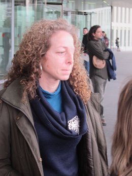 La mujer que perdió un ojo el 14N, Ester Quintana