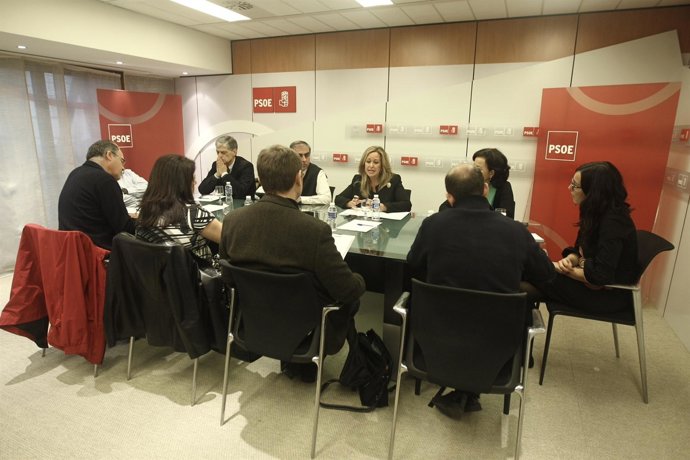 Trinidad Jiménez, en el PSOE