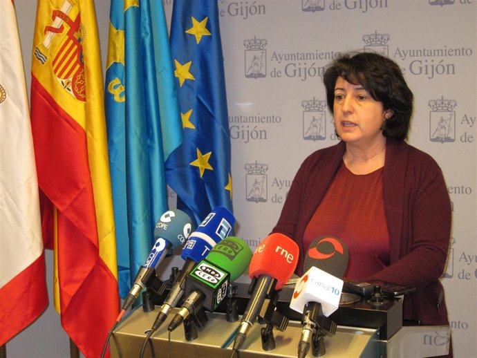 La Concejala Socialista En Gijón Begoña Fernández