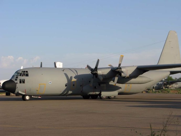 Avión de transporte 'Hércules' del Ejército del Aire