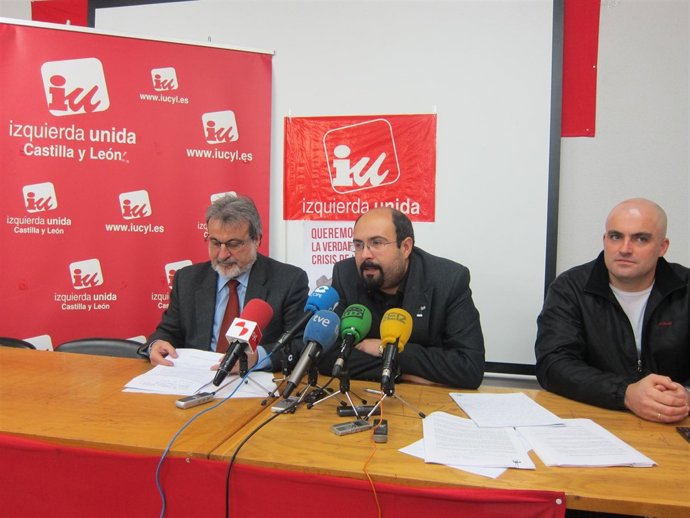 González (I), Ordóñez (C) y Severino Álvarez