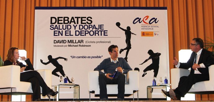 David Millar Ana Muñoz Michael Robinson Debates Salud Dopaje