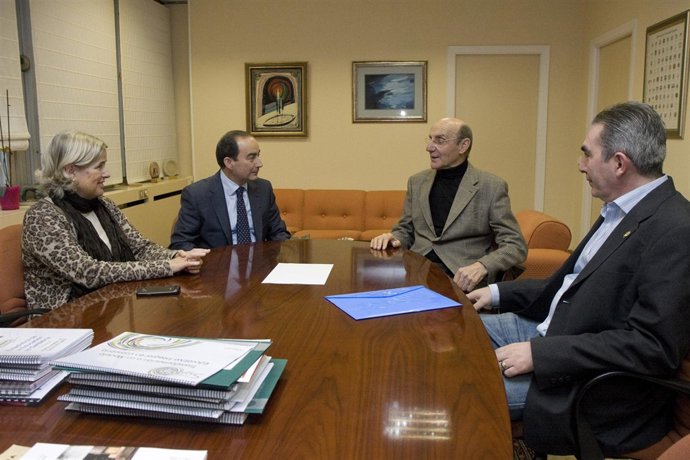 Serna y el alacalde de San Felices 