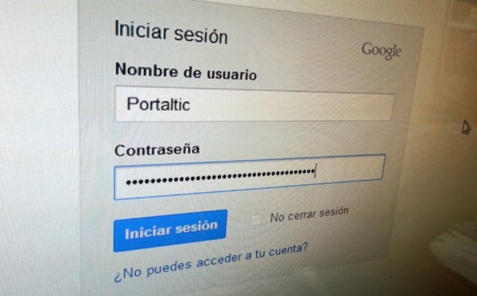 Inicio de sesión de Gmail