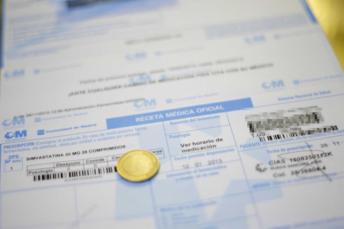 Euro por receta en Madrid