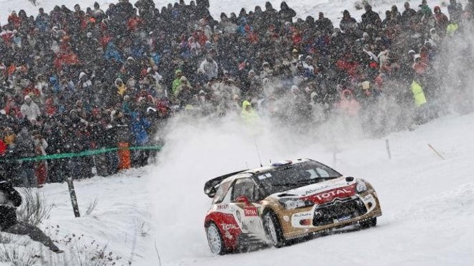 Sebastien Loeb en el Rally de Montecarlo 2013