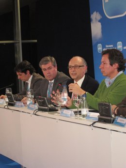 Cristóbal Montoro en la Intermunicipal del PP de Almería