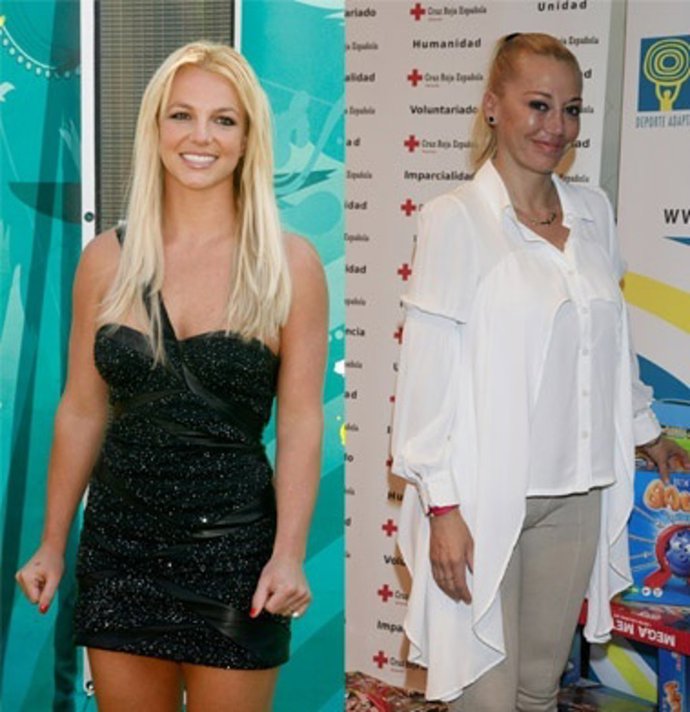Montaje Britney Spears y Belén Esteban