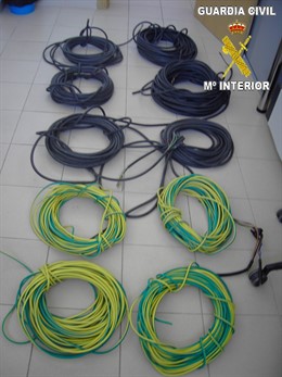 Robo de cobre, en El Villar de Arnedo