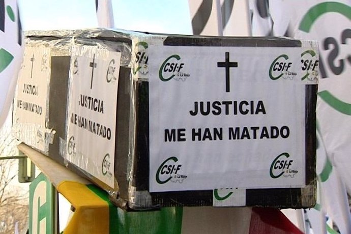 Manifestación contra las tasas